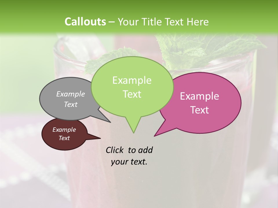 Healthy Two Stick PowerPoint Template