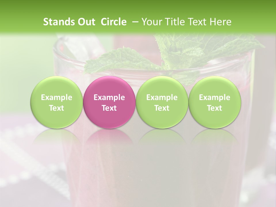 Healthy Two Stick PowerPoint Template