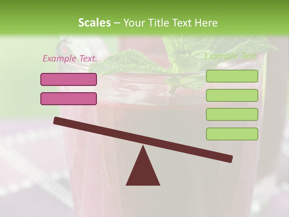 Healthy Two Stick PowerPoint Template