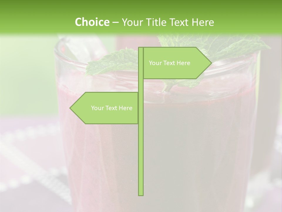 Healthy Two Stick PowerPoint Template
