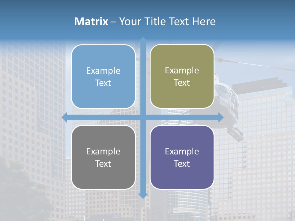 Back United Helicopter PowerPoint Template