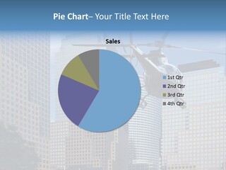 Back United Helicopter PowerPoint Template