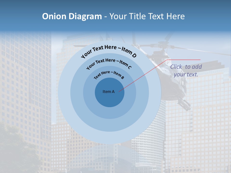 Back United Helicopter PowerPoint Template