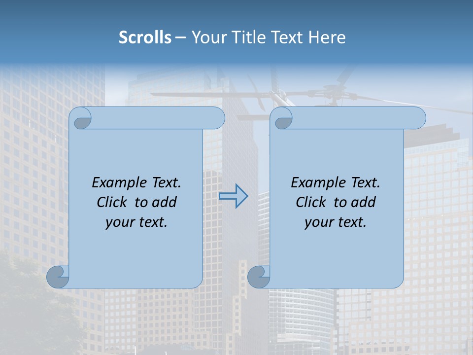 Back United Helicopter PowerPoint Template