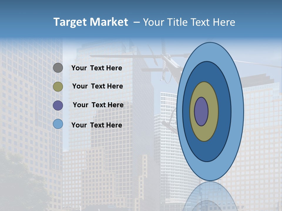 Back United Helicopter PowerPoint Template