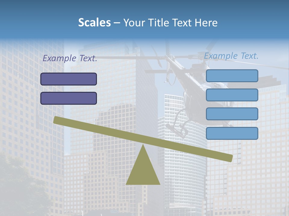 Back United Helicopter PowerPoint Template