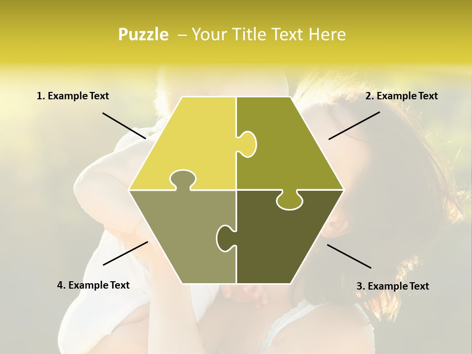 Green Laughter Childhood PowerPoint Template