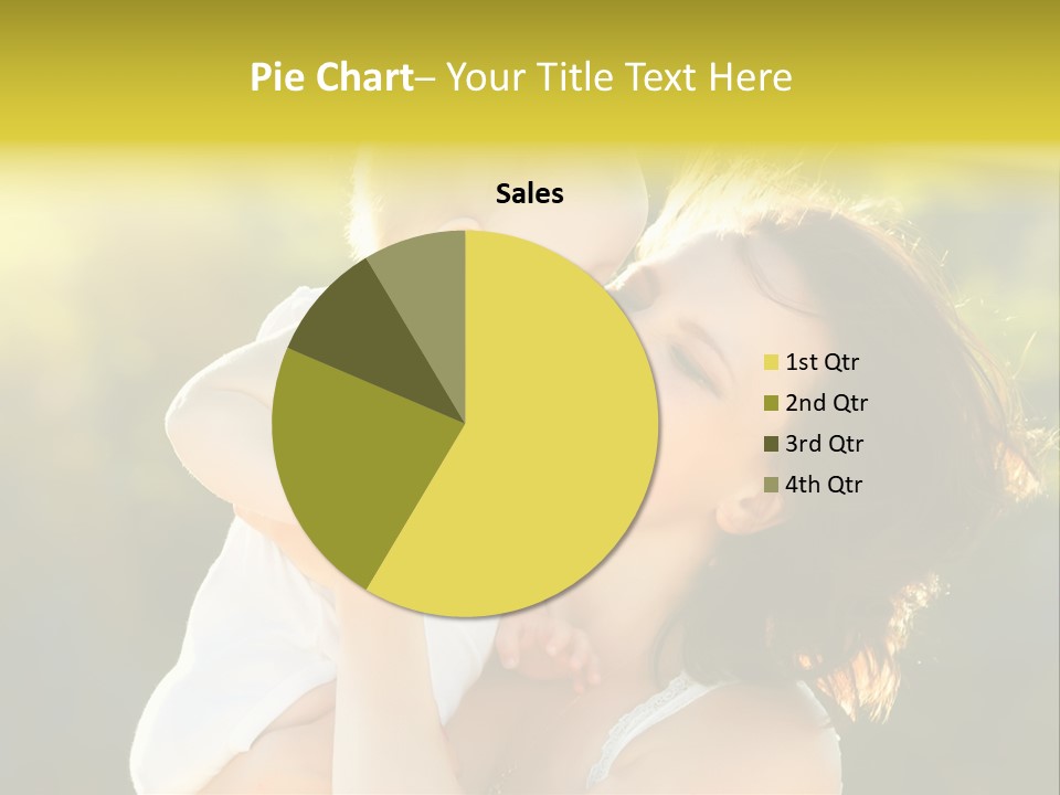 Green Laughter Childhood PowerPoint Template