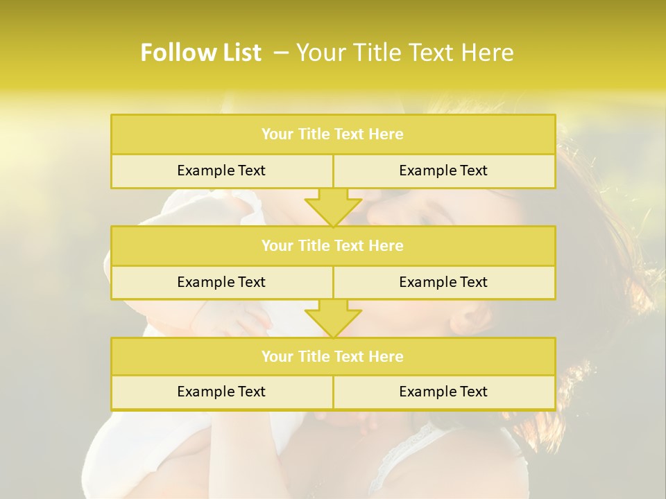 Green Laughter Childhood PowerPoint Template