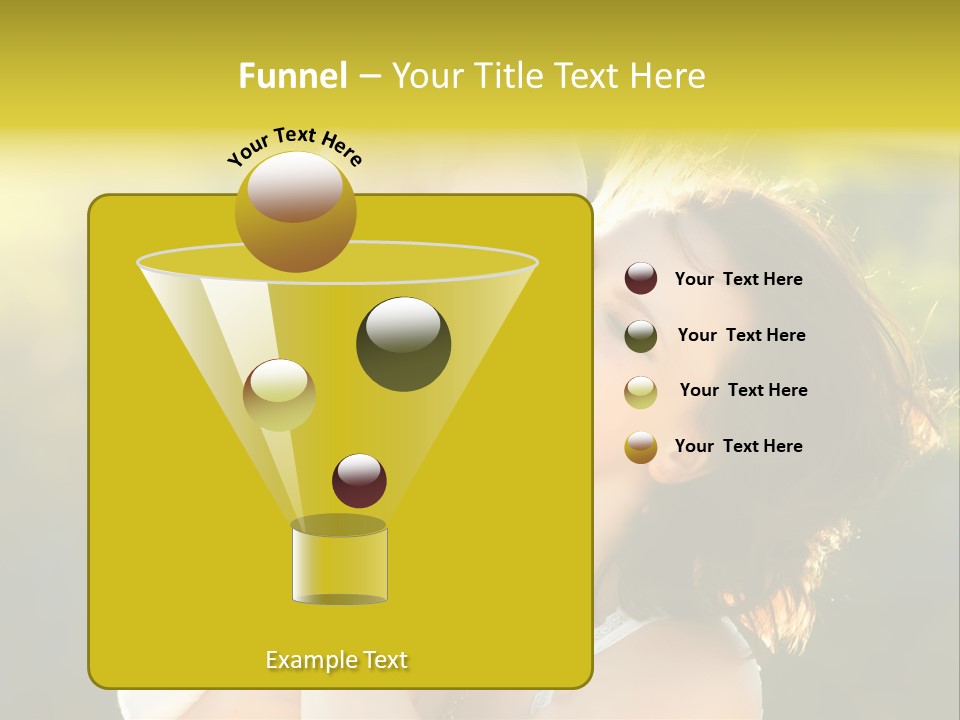 Green Laughter Childhood PowerPoint Template