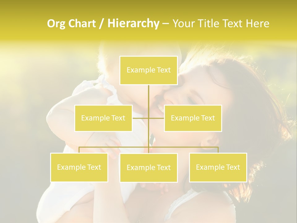Green Laughter Childhood PowerPoint Template