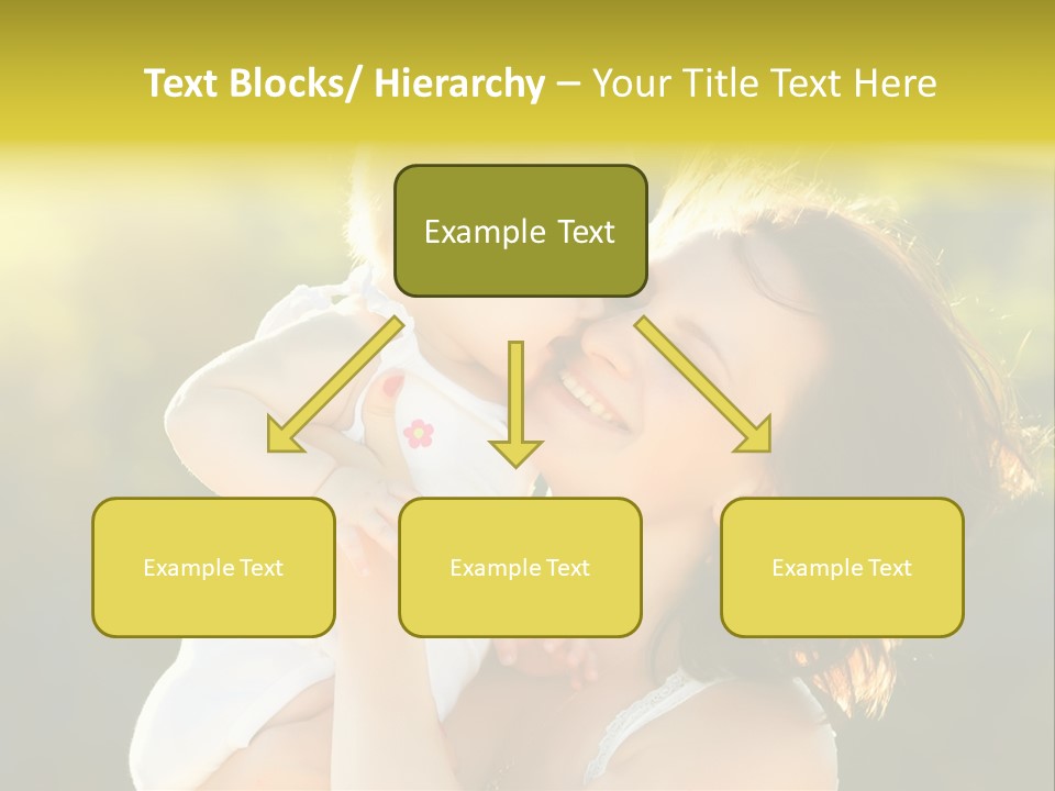 Green Laughter Childhood PowerPoint Template