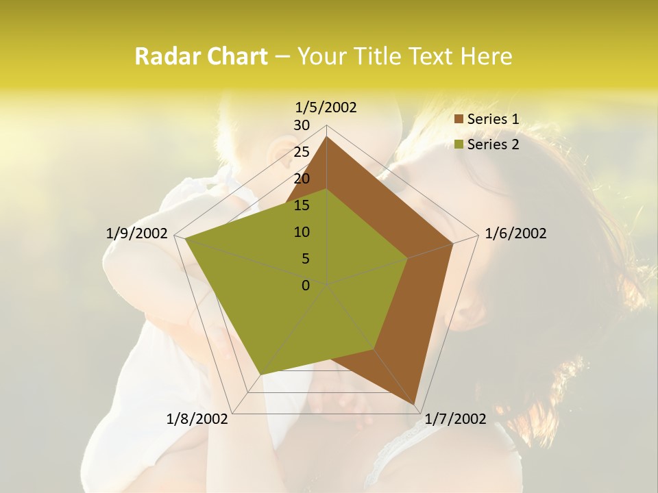 Green Laughter Childhood PowerPoint Template