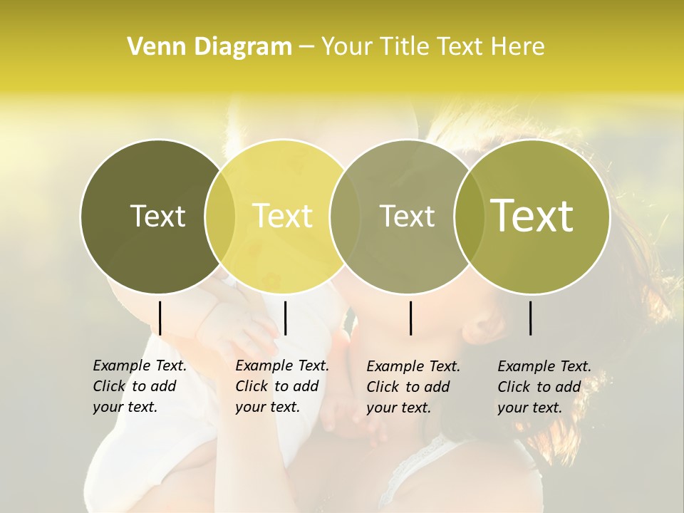 Green Laughter Childhood PowerPoint Template