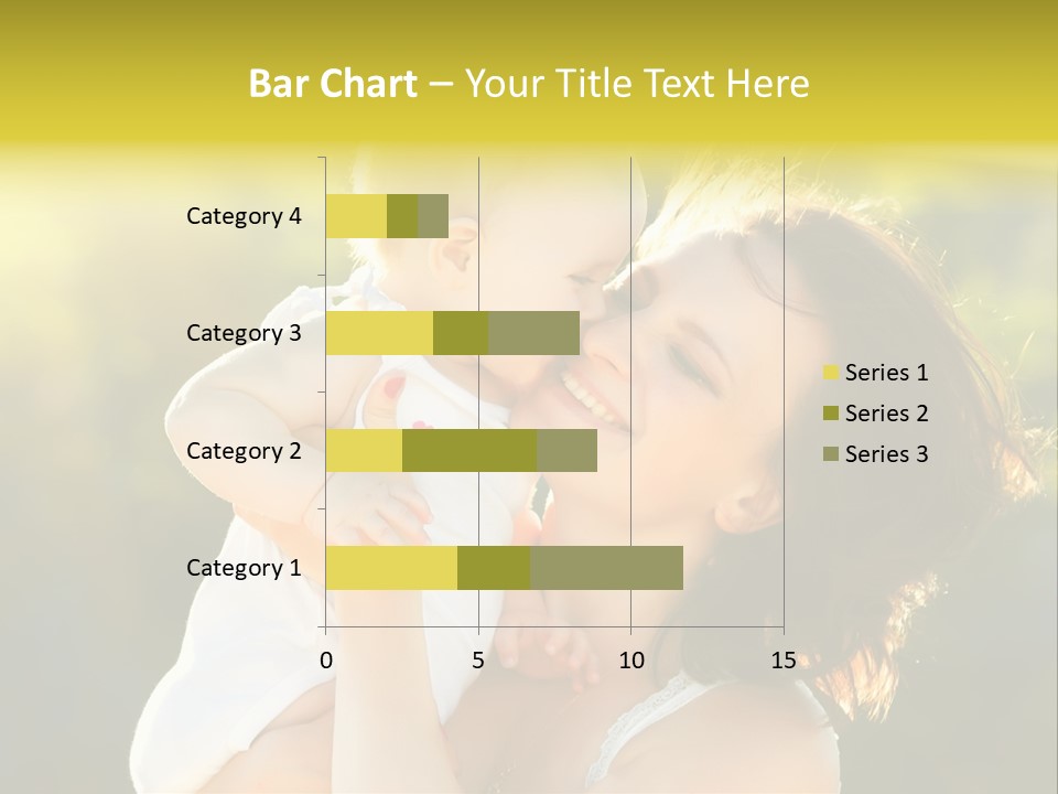 Green Laughter Childhood PowerPoint Template