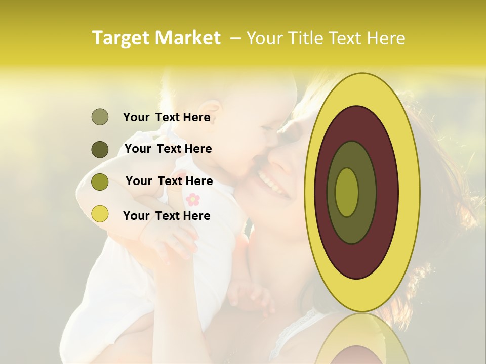 Green Laughter Childhood PowerPoint Template