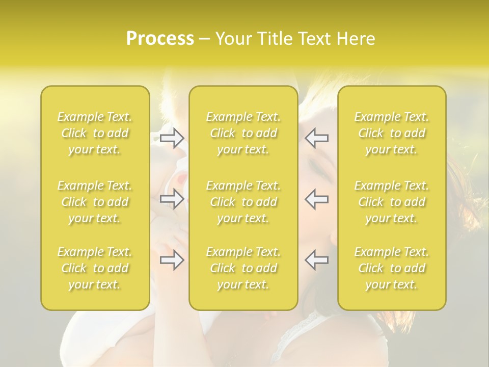Green Laughter Childhood PowerPoint Template
