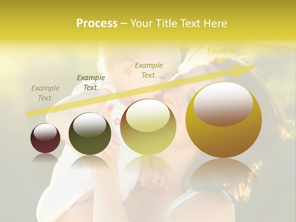 Green Laughter Childhood PowerPoint Template