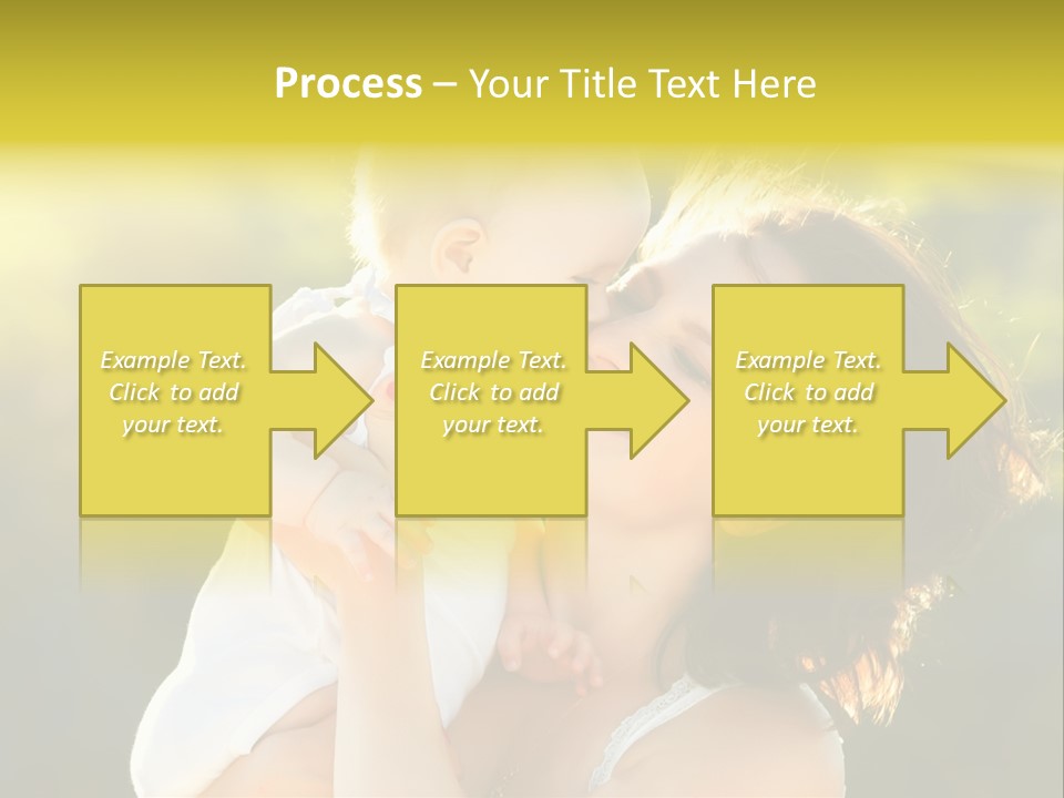 Green Laughter Childhood PowerPoint Template
