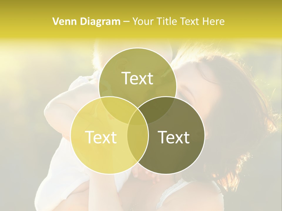 Green Laughter Childhood PowerPoint Template