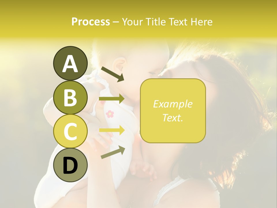 Green Laughter Childhood PowerPoint Template