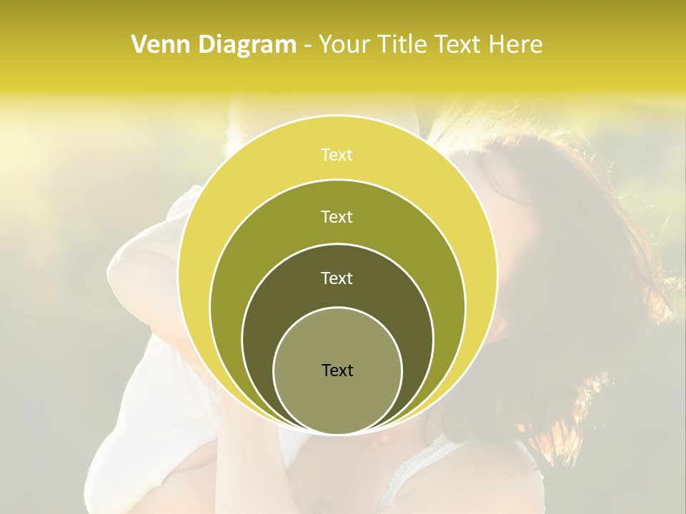 Green Laughter Childhood PowerPoint Template