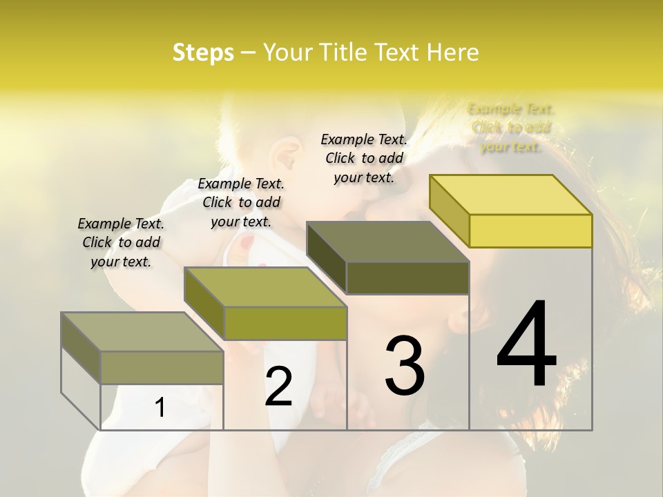 Green Laughter Childhood PowerPoint Template