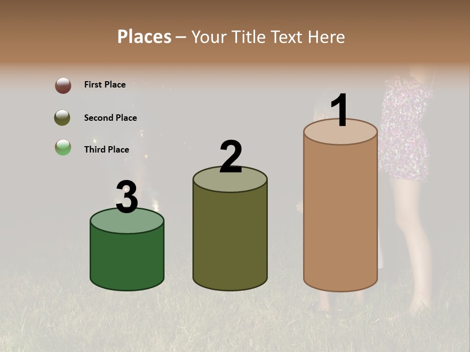 Boy Outside Smoke PowerPoint Template