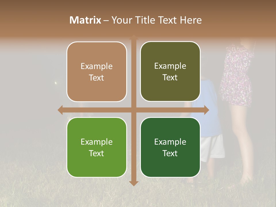 Boy Outside Smoke PowerPoint Template