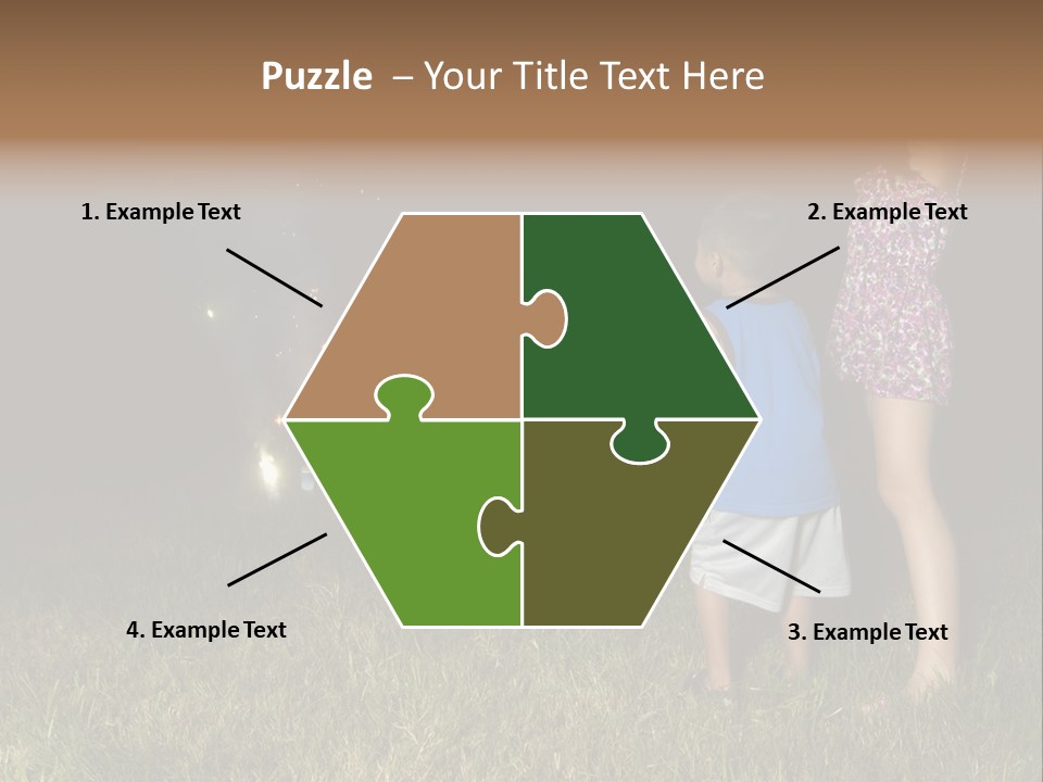 Boy Outside Smoke PowerPoint Template