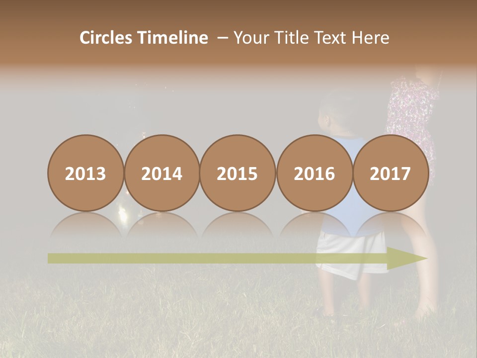 Boy Outside Smoke PowerPoint Template