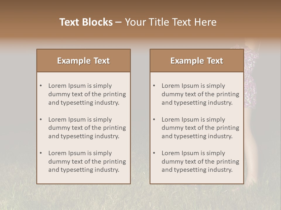 Boy Outside Smoke PowerPoint Template