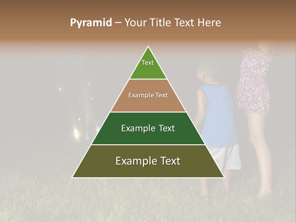 Boy Outside Smoke PowerPoint Template