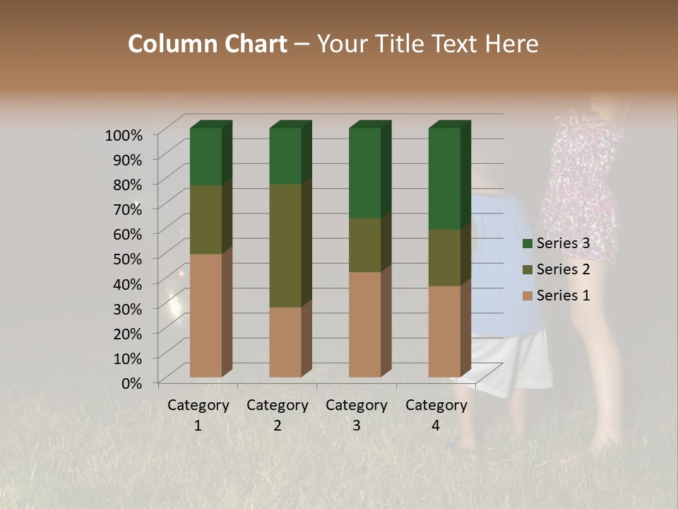 Boy Outside Smoke PowerPoint Template