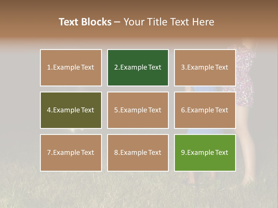 Boy Outside Smoke PowerPoint Template