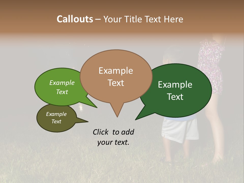 Boy Outside Smoke PowerPoint Template