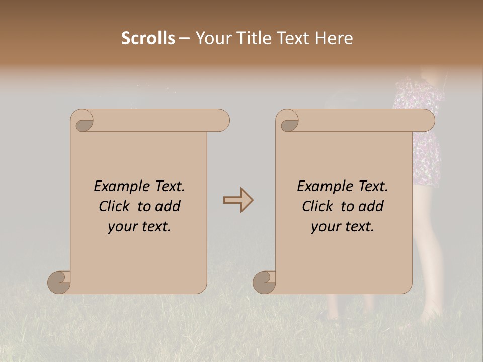 Boy Outside Smoke PowerPoint Template