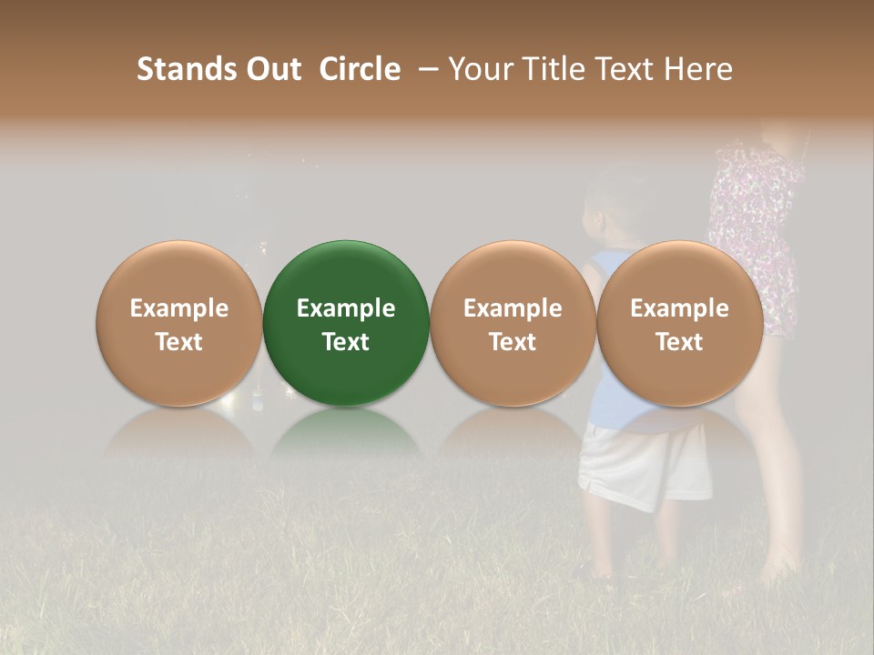 Boy Outside Smoke PowerPoint Template