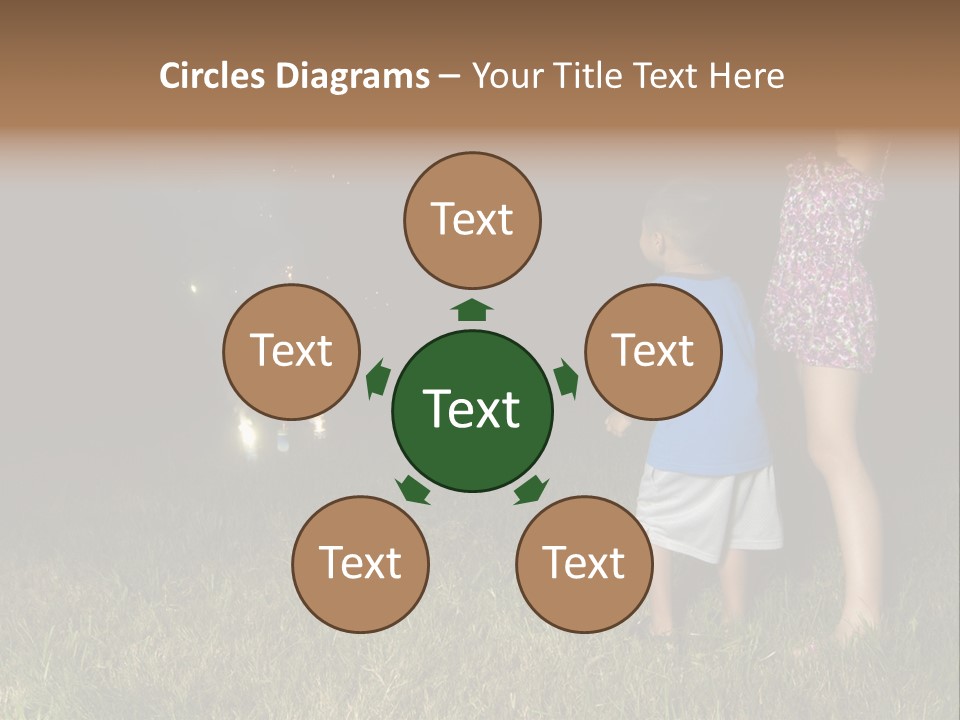 Boy Outside Smoke PowerPoint Template