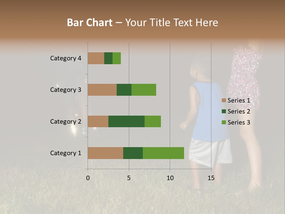 Boy Outside Smoke PowerPoint Template