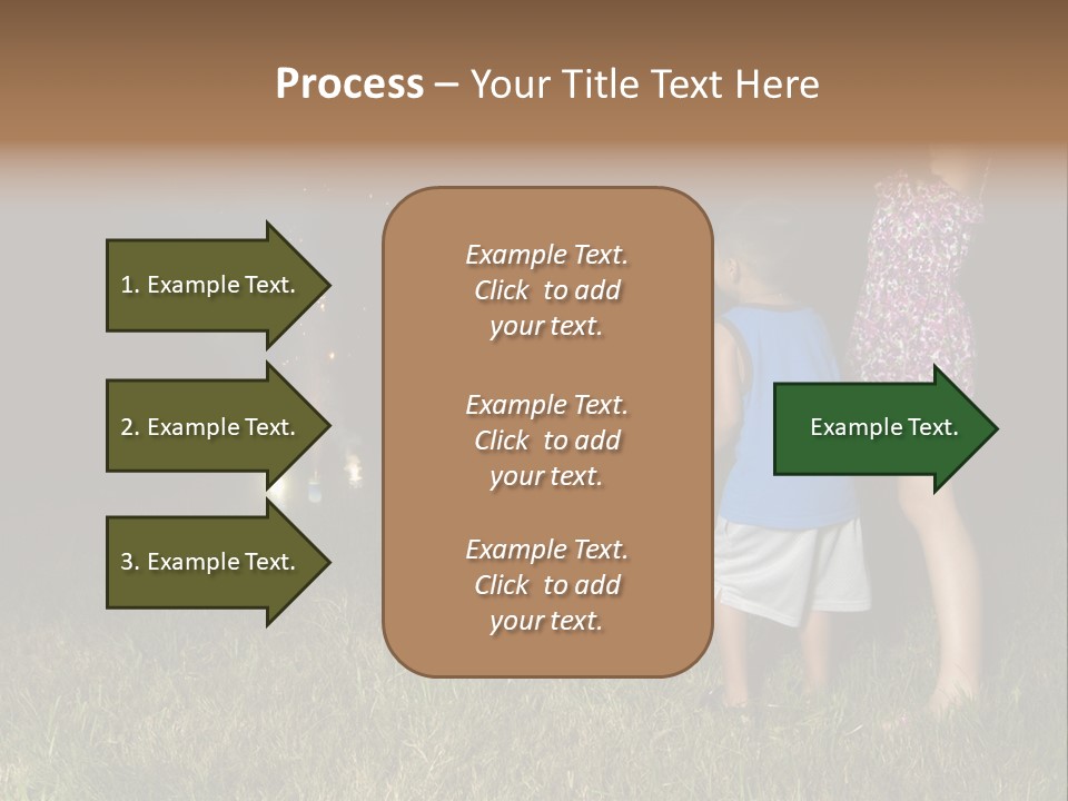 Boy Outside Smoke PowerPoint Template
