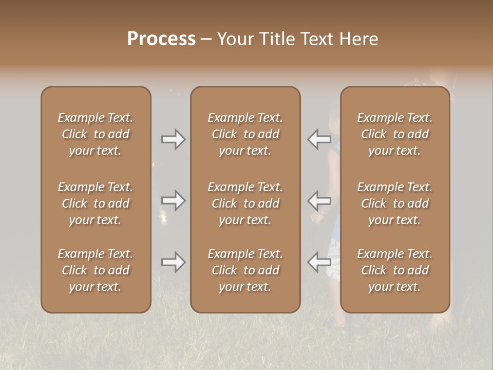 Boy Outside Smoke PowerPoint Template