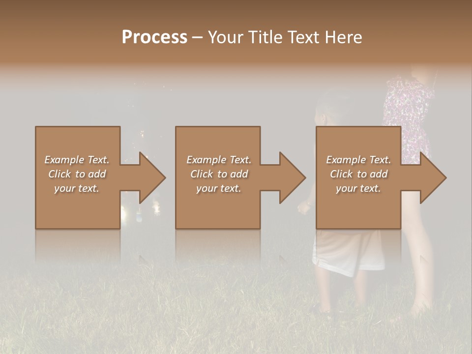 Boy Outside Smoke PowerPoint Template