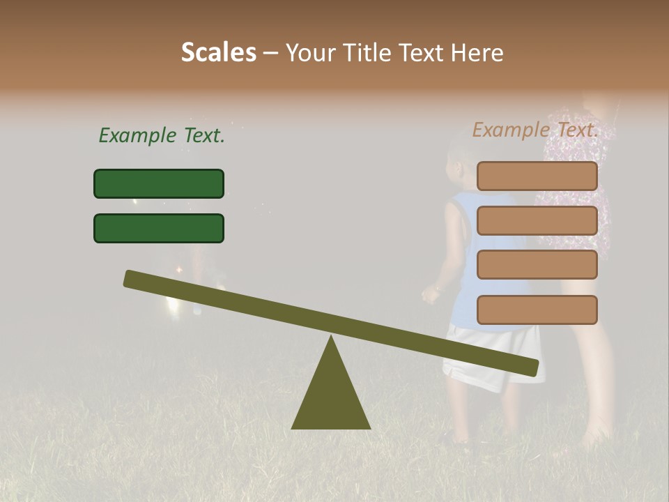 Boy Outside Smoke PowerPoint Template