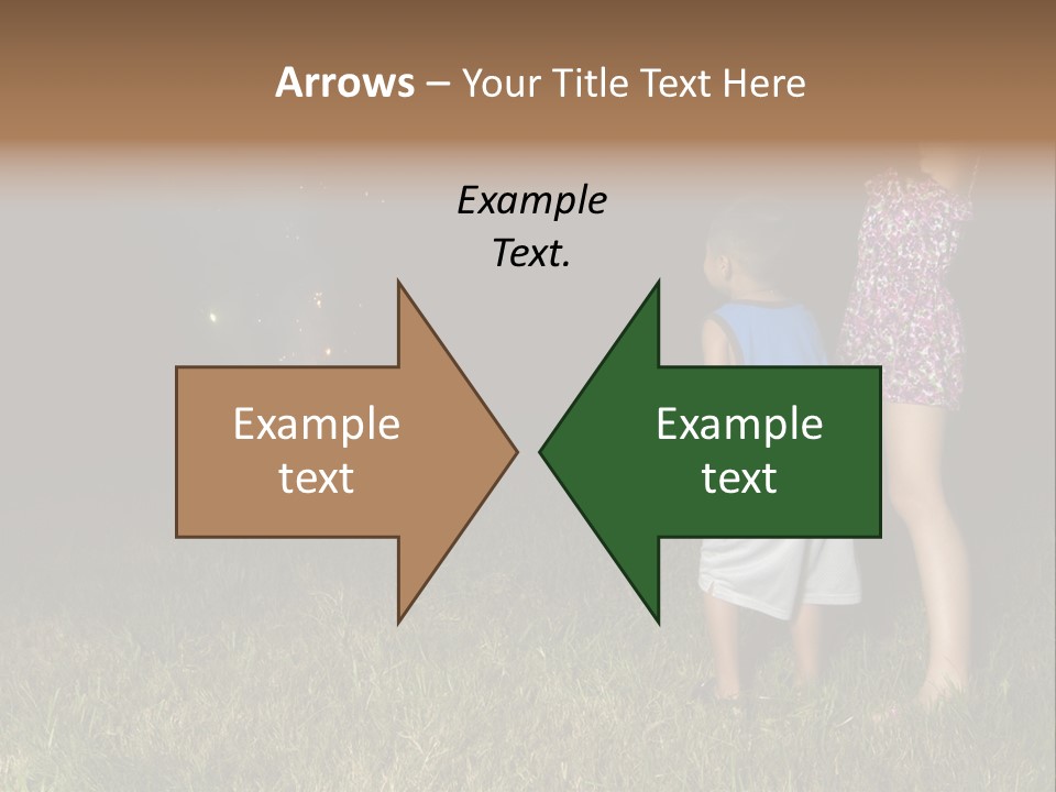 Boy Outside Smoke PowerPoint Template