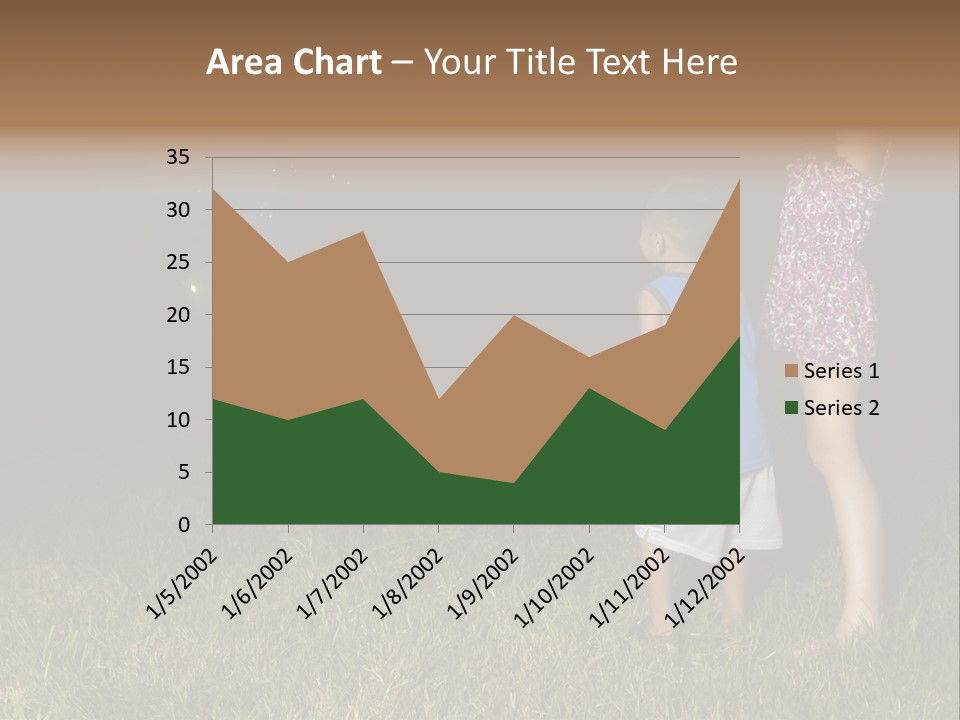 Boy Outside Smoke PowerPoint Template