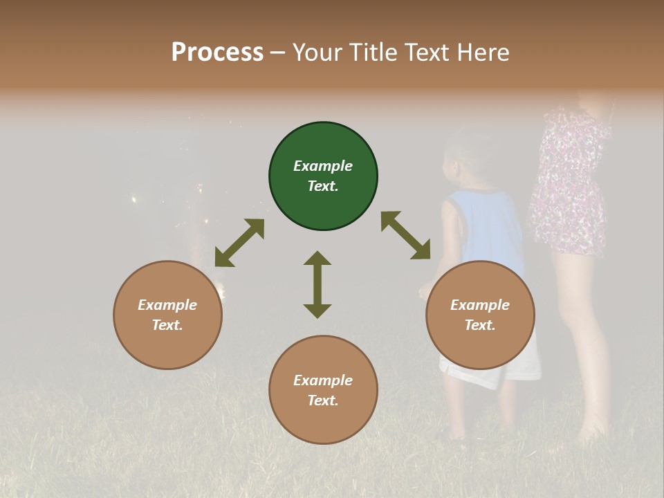Boy Outside Smoke PowerPoint Template