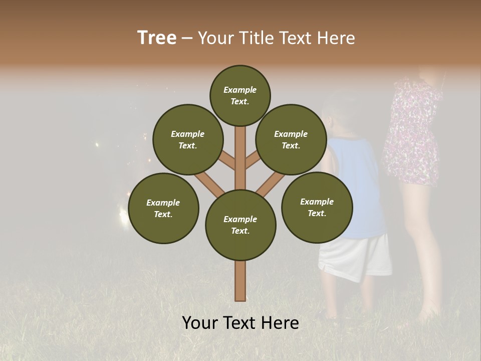 Boy Outside Smoke PowerPoint Template