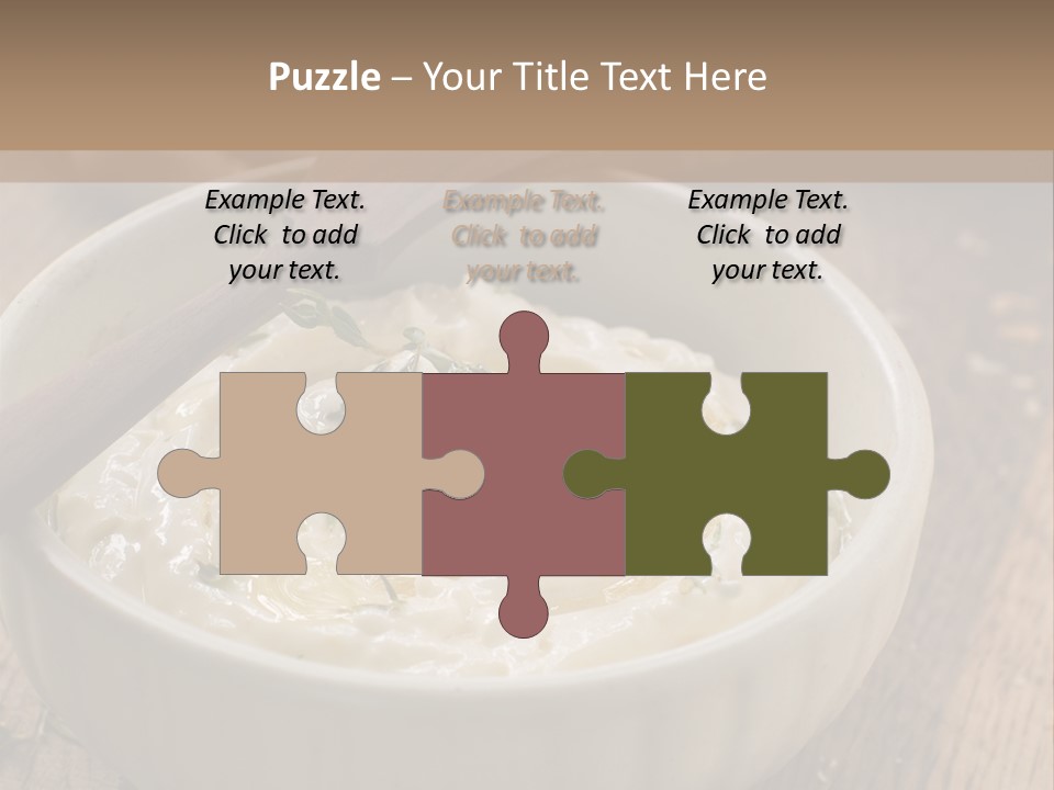 Space Appetizer Image PowerPoint Template