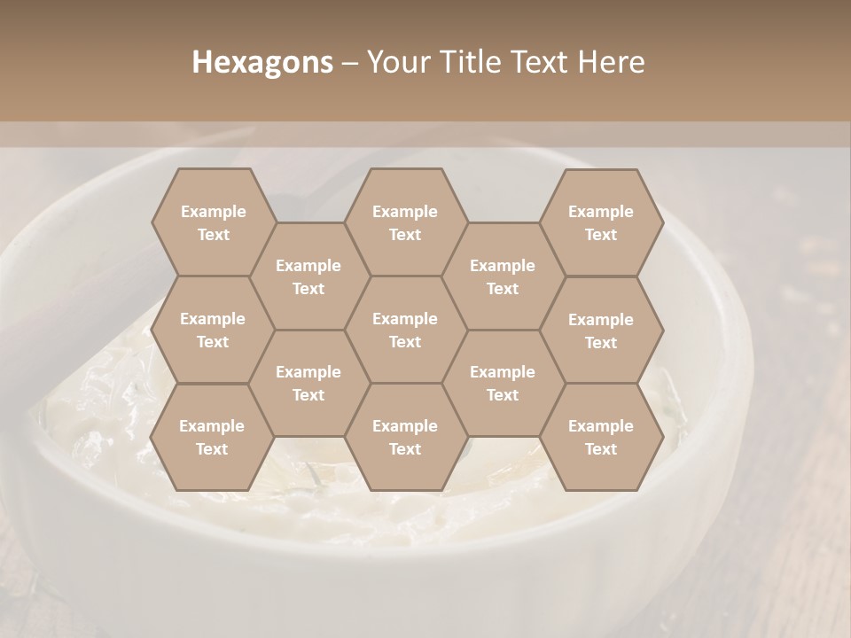 Space Appetizer Image PowerPoint Template